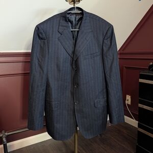 VALENTINE Flannel Vitale Barberis Canonico Super 120s Wool Jacket Italy